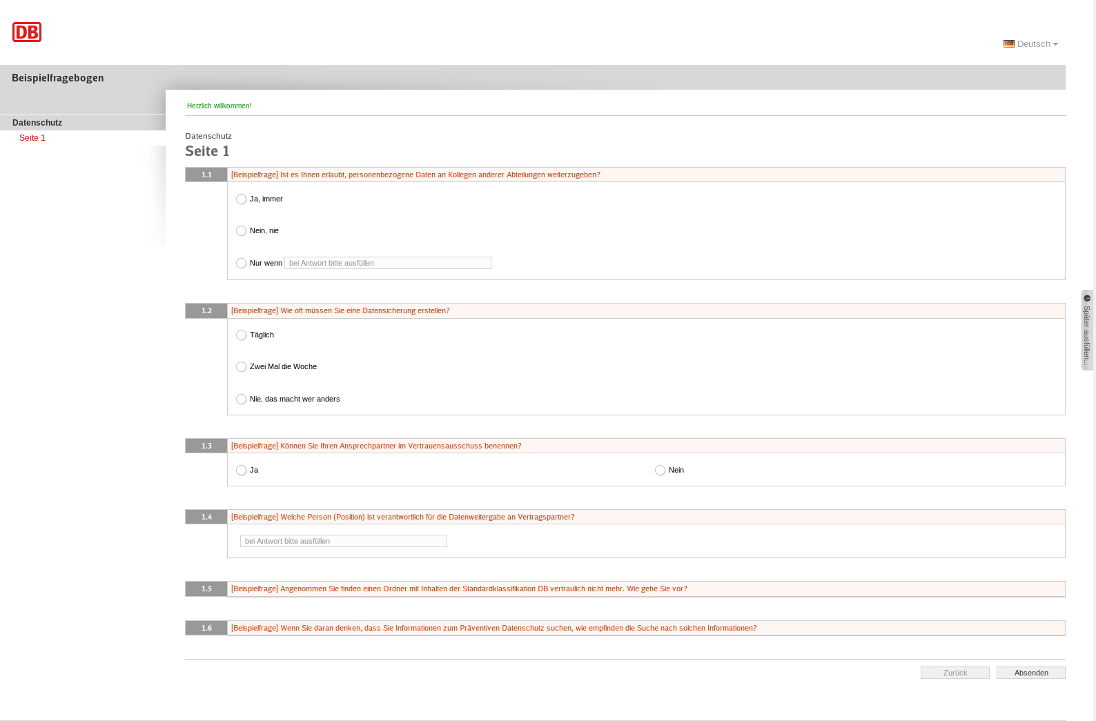 DB Training Feedbacktool